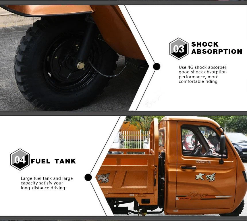 Chinese brand well 250cc motor tricycles cabins motorbickes