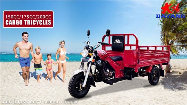 175cc loading truck cargo tricycle custom